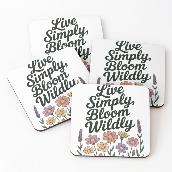 Item preview, Live Simply Bloom Wildly Meadow Flowers designed and sold by proearth2022.