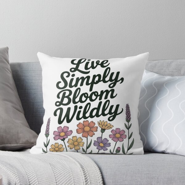 Item preview, Live Simply Bloom Wildly Meadow Flowers designed and sold by proearth2022.