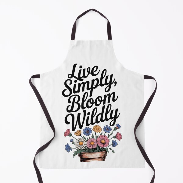 Item preview, Live Simply Bloom Wildly — Wildflower Pot Botanical Script Tee designed and sold by proearth2022.