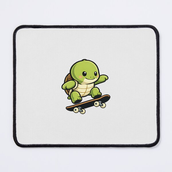 Item preview, Cute Turtle Skateboard Ollie designed and sold by Ombrya.