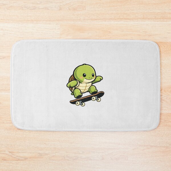 Item preview, Cute Turtle Skateboard Ollie designed and sold by Ombrya.