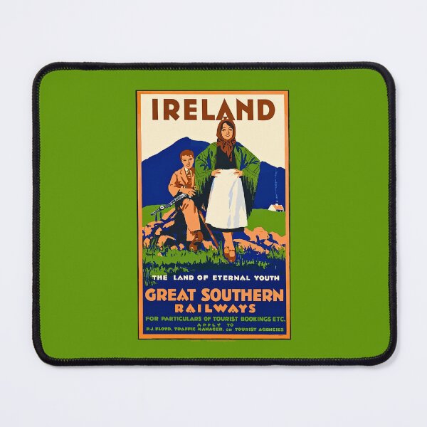 Item preview, Ireland Vintage Irish Travel Poster Great Southern Railways designed and sold by theflandonian.