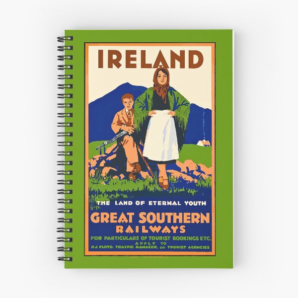 Item preview, Ireland Vintage Irish Travel Poster Great Southern Railways designed and sold by theflandonian.