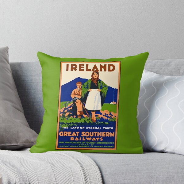 Item preview, Ireland Vintage Irish Travel Poster Great Southern Railways designed and sold by theflandonian.