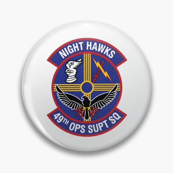 Item preview, 49th Operations Support Squadron "Night Hawks" Military Emblem designed and sold by CharlieDesings.