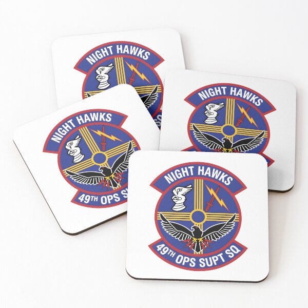 Item preview, 49th Operations Support Squadron "Night Hawks" Military Emblem designed and sold by CharlieDesings.