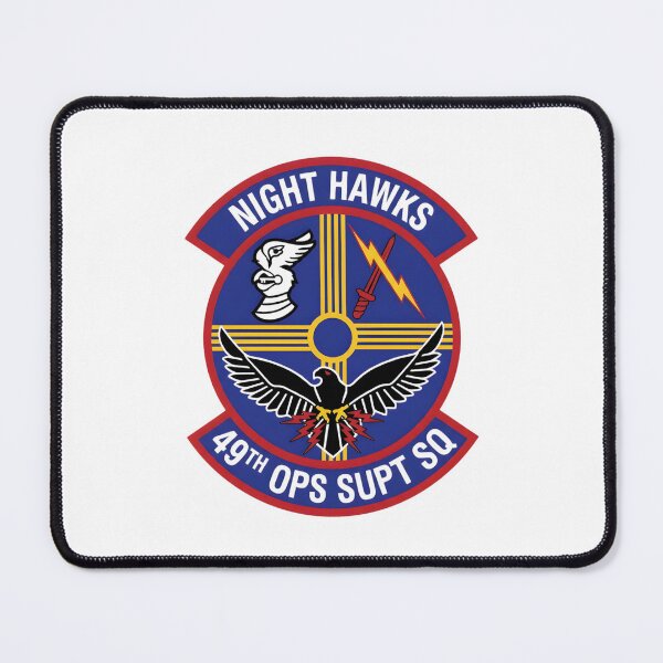 Item preview, 49th Operations Support Squadron "Night Hawks" Military Emblem designed and sold by CharlieDesings.