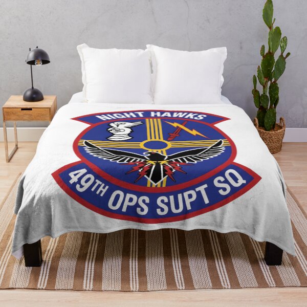Item preview, 49th Operations Support Squadron "Night Hawks" Military Emblem designed and sold by CharlieDesings.