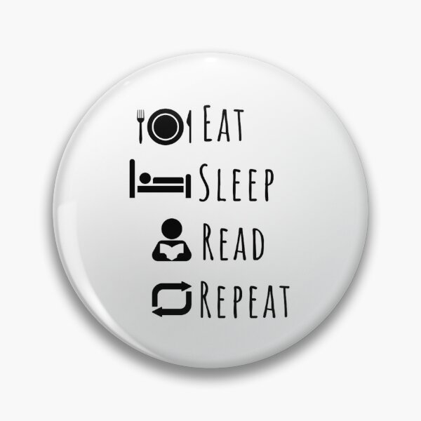 Item preview, Eat, Sleep, Read, Repeat designed and sold by DixieGirlStudio.