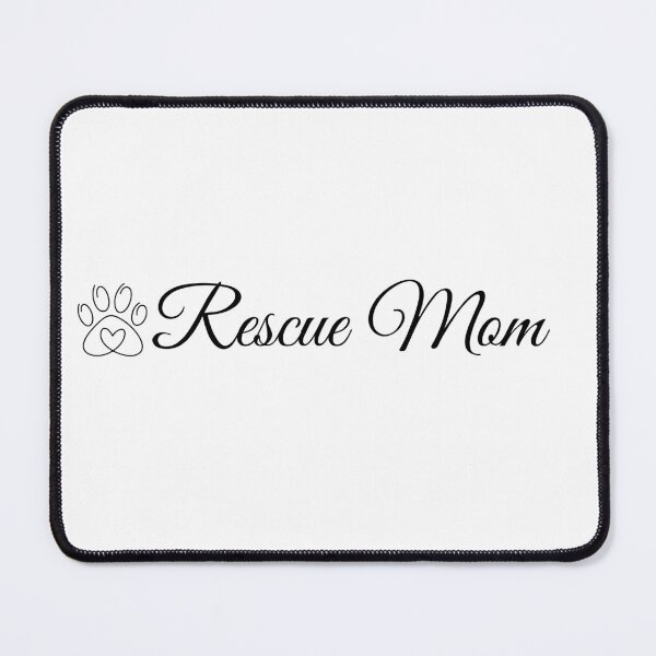 Item preview, Minimalist Rescue Mom T-Shirt Elegant Adopt Don’t Shop Pet Gift designed and sold by Refinedpaws.