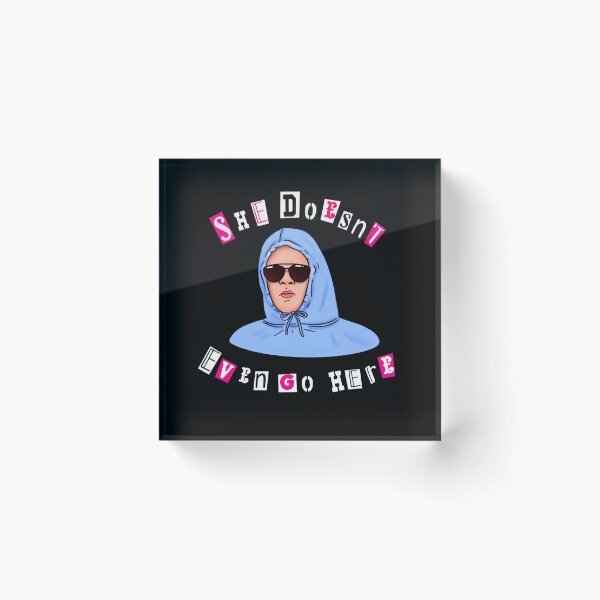 Artikelvorschau, Zitat aus „Mean Girls“ – „Sie gehört hier gar nicht hin“ mit Illustration von Damian entworfen und verkauft von 7SKIES.