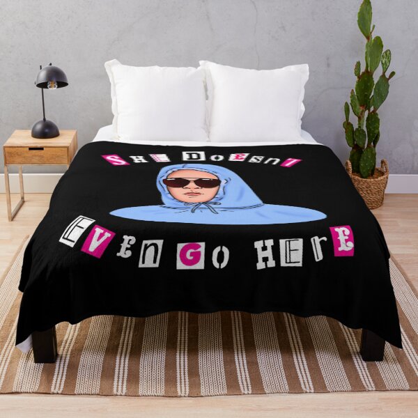 Item preview, Mean Girls Quote – “She Doesn’t Even Go Here” with Damian Illustration designed and sold by 7SKIES.