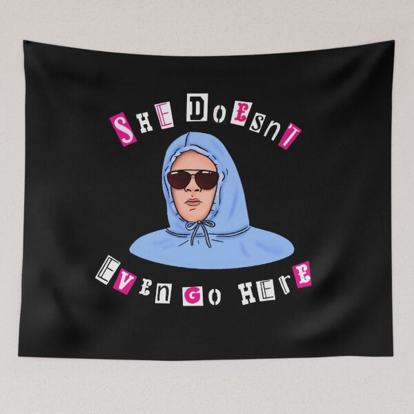 Item preview, Mean Girls Quote – “She Doesn’t Even Go Here” with Damian Illustration designed and sold by 7SKIES.