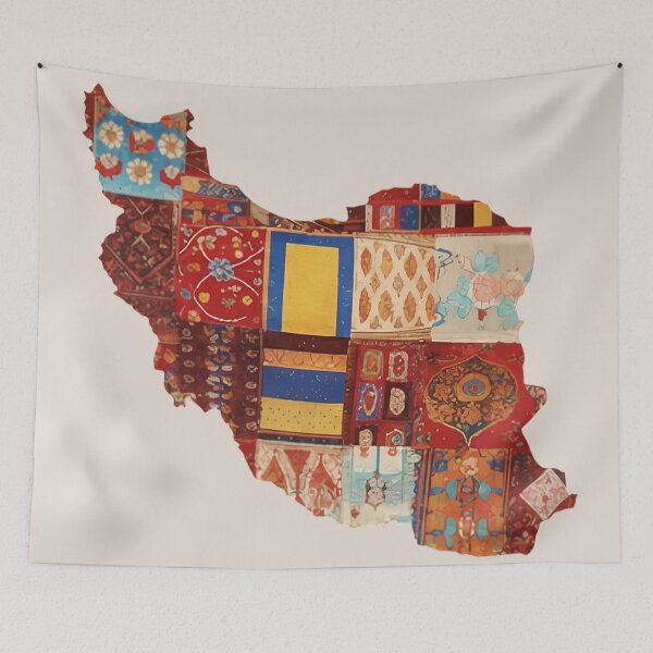Item preview, Persian Map, Iran Pride, Iranian Heritage, Cute Victory Sign Street Style designed and sold by toongstudio.