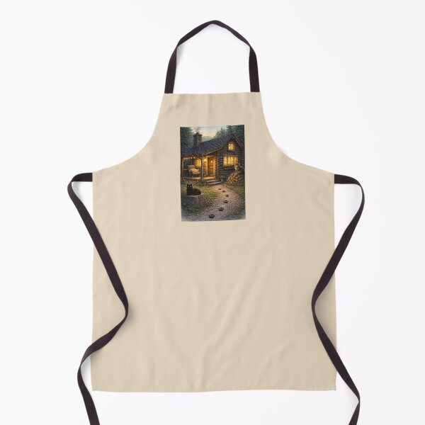 Item preview, Rustic Cabin Cat Cottage — Cats of All Kinds Collection designed and sold by Novel Works Studio.