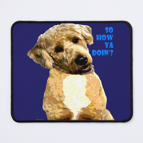 Item preview, Checking in on You Goldendoodle Dog designed and sold by kristalcurt.