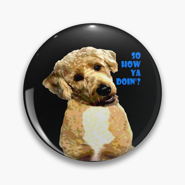 Item preview, Checking in on You Goldendoodle Dog designed and sold by kristalcurt.