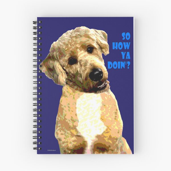 Item preview, Checking in on You Goldendoodle Dog designed and sold by kristalcurt.