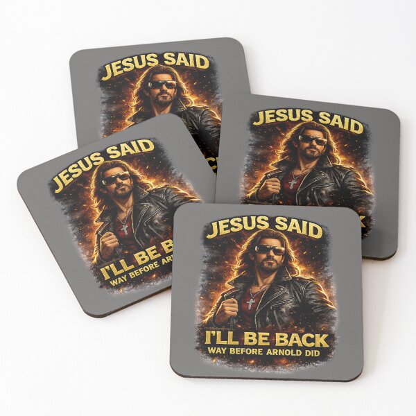 Item preview, Jesus said I’ll be back way before Arnold did designed and sold by FTLOG.