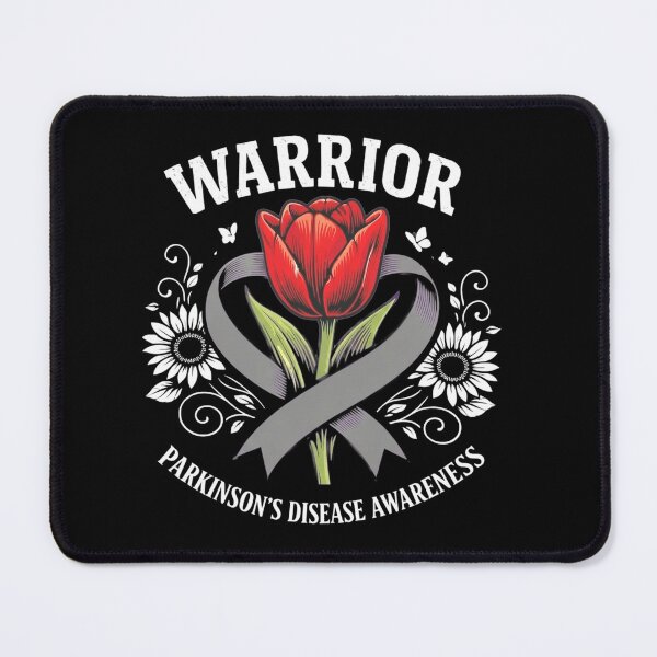 Item preview, Parkinsons Disease Awareness Gray Ribbon Warrior Women Men designed and sold by clothesy7.
