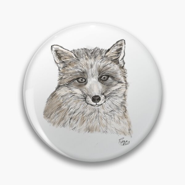 Item preview, Fox Portrait – Wildlife Illustration designed and sold by hopenoli_art.