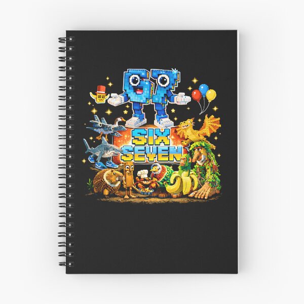 Item preview, Six Seven 67 Pixel Meme Characters Italian Brainrot Gifts For Kids designed and sold by ArmyAbodo.