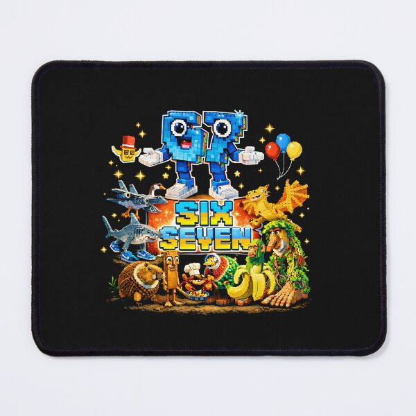 Item preview, Six Seven 67 Pixel Meme Characters Italian Brainrot Gifts For Kids designed and sold by ArmyAbodo.