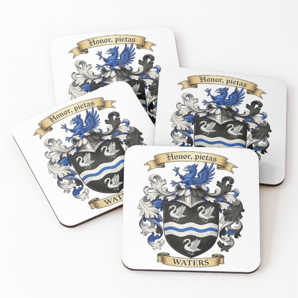 Item preview, The Waters Family Coat of Arms designed and sold by BagTown Clans.