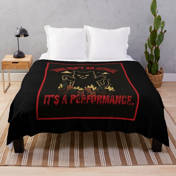 Item preview, This Isn’t an Attack – Giant Cat Performance Art designed and sold by sorryNOTsorry.brand.