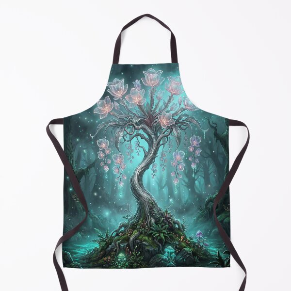 Item preview, Glowing Fantasy Blossom Tree – Luminous Blossom Tree in the Enchanted Forest designed and sold by Herzbaumatelier.