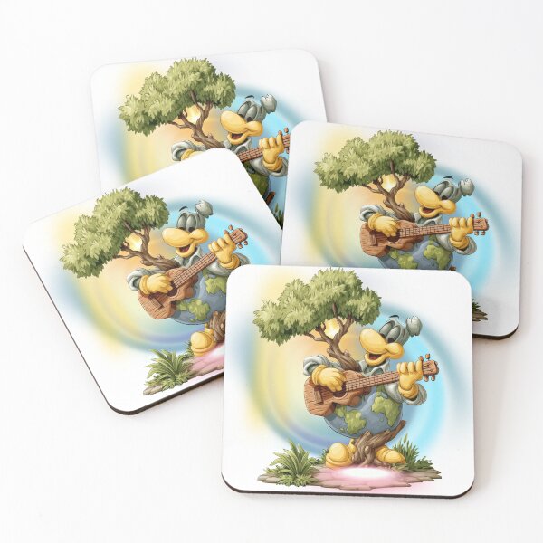Item preview, Happy Nature Musician – Cute Cartoon Guitar Player Tree Spirit designed and sold by ChenEngEng.