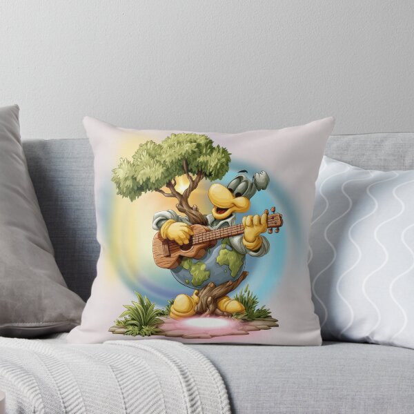 Item preview, Happy Nature Musician – Cute Cartoon Guitar Player Tree Spirit designed and sold by ChenEngEng.