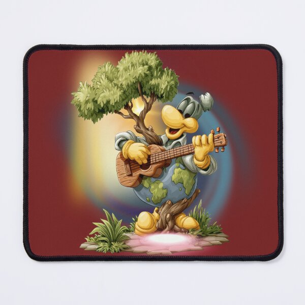 Item preview, Happy Nature Musician – Cute Cartoon Guitar Player Tree Spirit designed and sold by ChenEngEng.