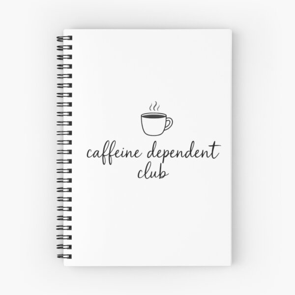 Item preview, Caffeine Dependent Club – Minimal Coffee Lover Aesthetic Design designed and sold by Sanika arts .