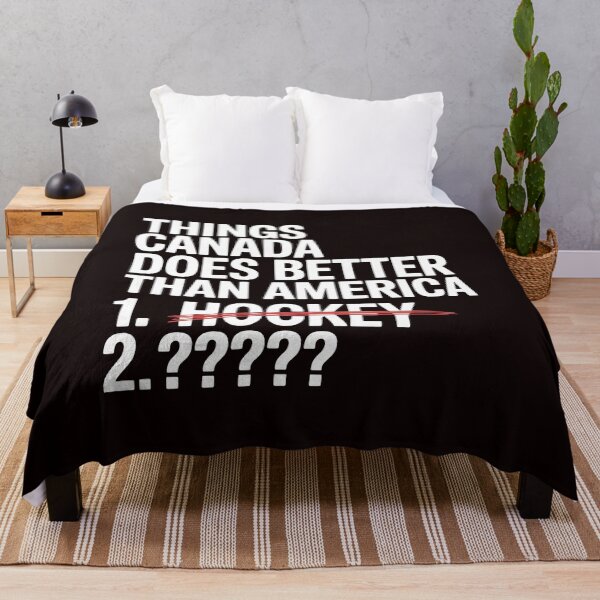 Item preview, Things Canada Does Better Than America Hockey – Ice Hockey Humor Design designed and sold by Redgiant87x.