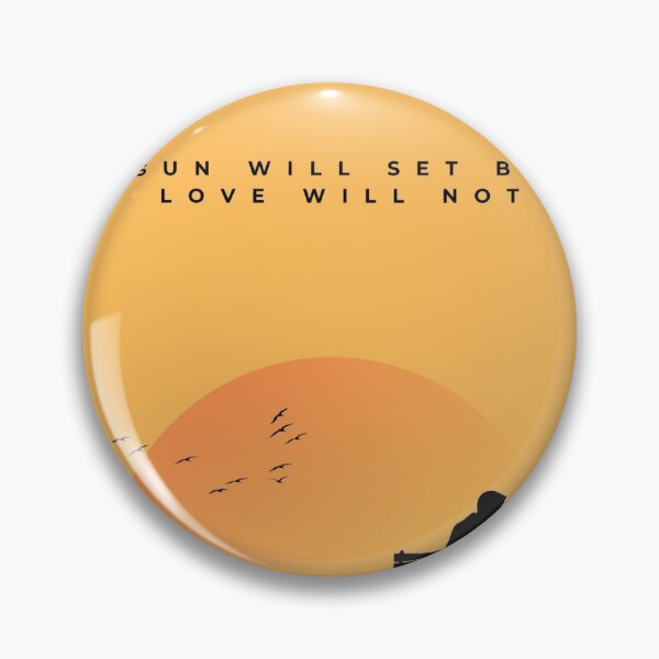 Item preview, The Sun Will Set But My Love Will Not | Romantic Quote Wall Art Poster designed and sold by Sandyplus.