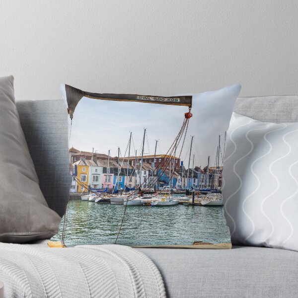 Item preview, Weymouth Harbour with Crane and Colourful Waterfront designed and sold by Paul Thompson Photography.