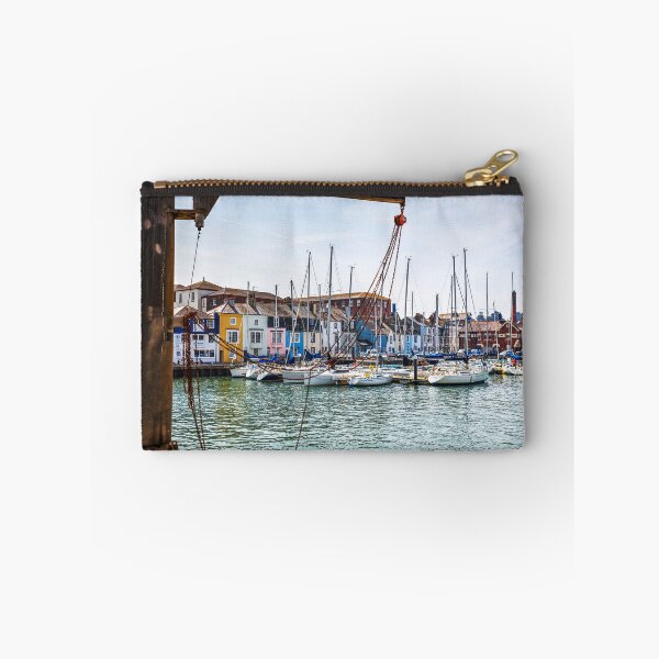 Item preview, Weymouth Harbour with Crane and Colourful Waterfront designed and sold by Paul Thompson Photography.
