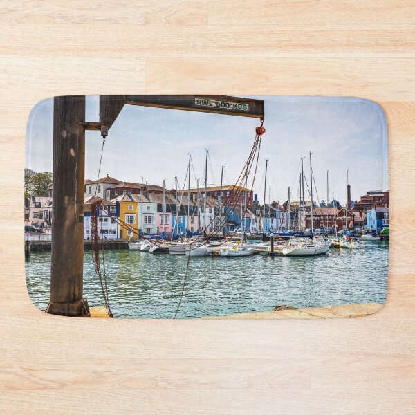 Item preview, Weymouth Harbour with Crane and Colourful Waterfront designed and sold by Paul Thompson Photography.