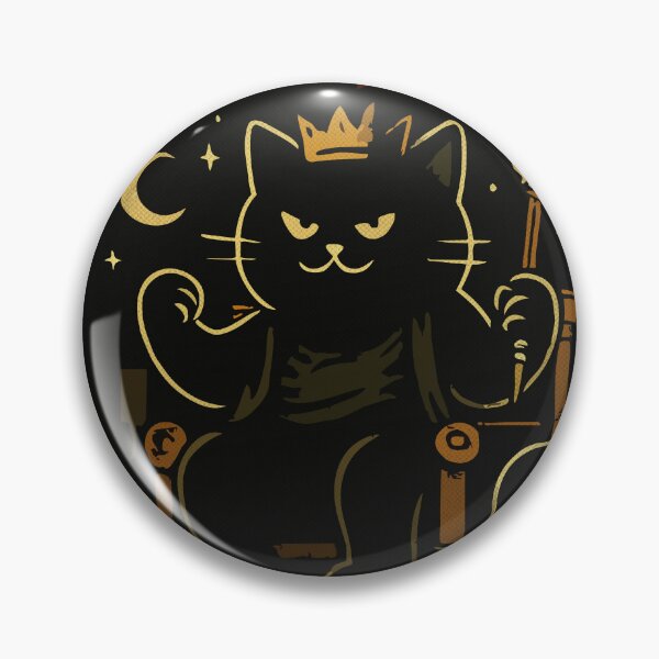 Item preview, The Emperor – Regal Cat Throne Tarot Art designed and sold by sorryNOTsorry.brand.