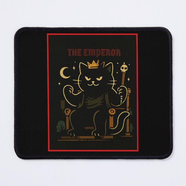 Item preview, The Emperor – Regal Cat Throne Tarot Art designed and sold by sorryNOTsorry.brand.