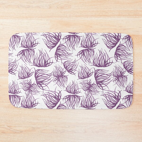 Item preview, Watercolor Seaweed Pattern In Plum Purple designed and sold by Primroaddesigns.