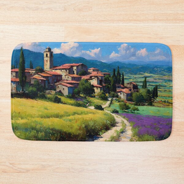 Item preview, Charming Tuscan Village Landscape designed and sold by daila70.