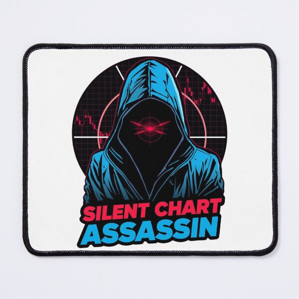 Item preview, Silent Chart Assassin Trader Shirt designed and sold by KapiPrint.