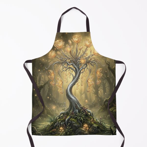 Item preview, Luminous Golden Fantasy Tree – Luminous Golden Tree in the Enchanted Forest designed and sold by Herzbaumatelier.