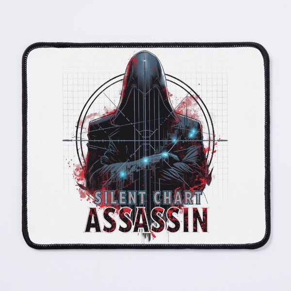 Item preview, Silent Chart Assassin Trader Shirt designed and sold by KapiPrint.