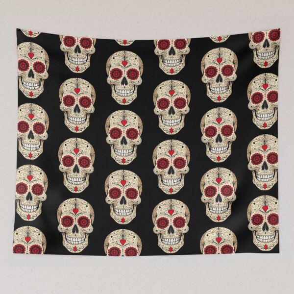 Item preview, Sugar Skull – Día de los Muertos Floral Design designed and sold by sorryNOTsorry.brand.