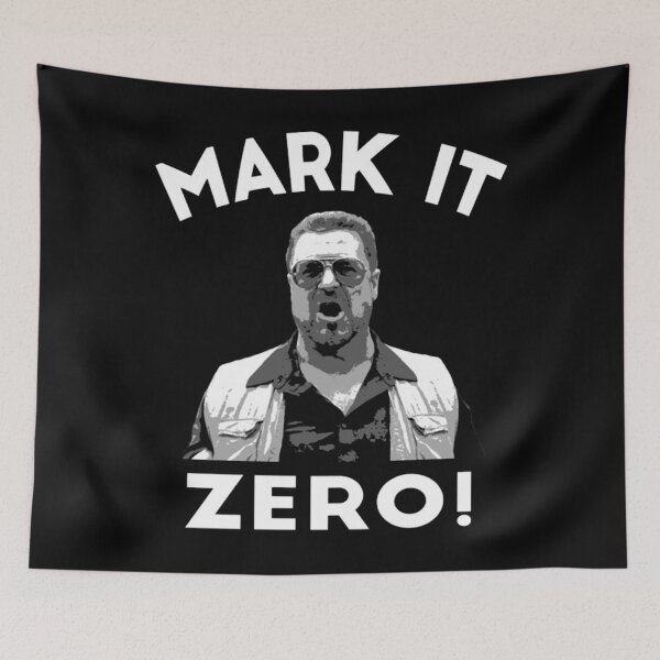 Item preview, Mark It Zero - Big Lebowski  designed and sold by agzam.