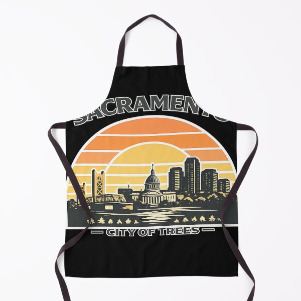 Item preview, Sacramento Retro Skyline – City of Trees Vintage Sunset Design designed and sold by Laughprints.