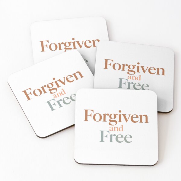 Item preview, Forgiven and Free Christian Message designed and sold by Sunniz.